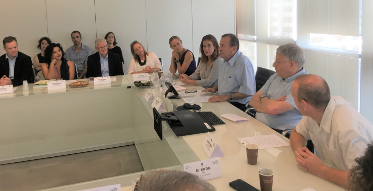 The Bernard van Leer Foundation Board discusses Urban95 progress in Tel Aviv