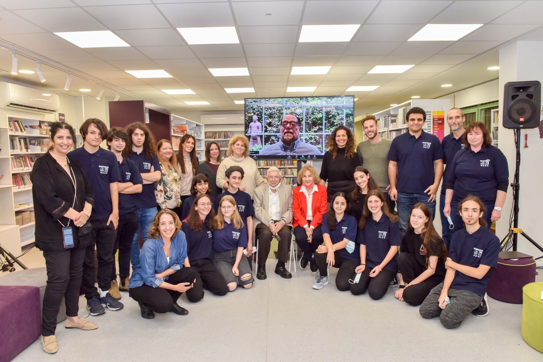 The Tel Aviv Foundation Opens the Stanley Gold Spacebook Library at Ironi Hey High School